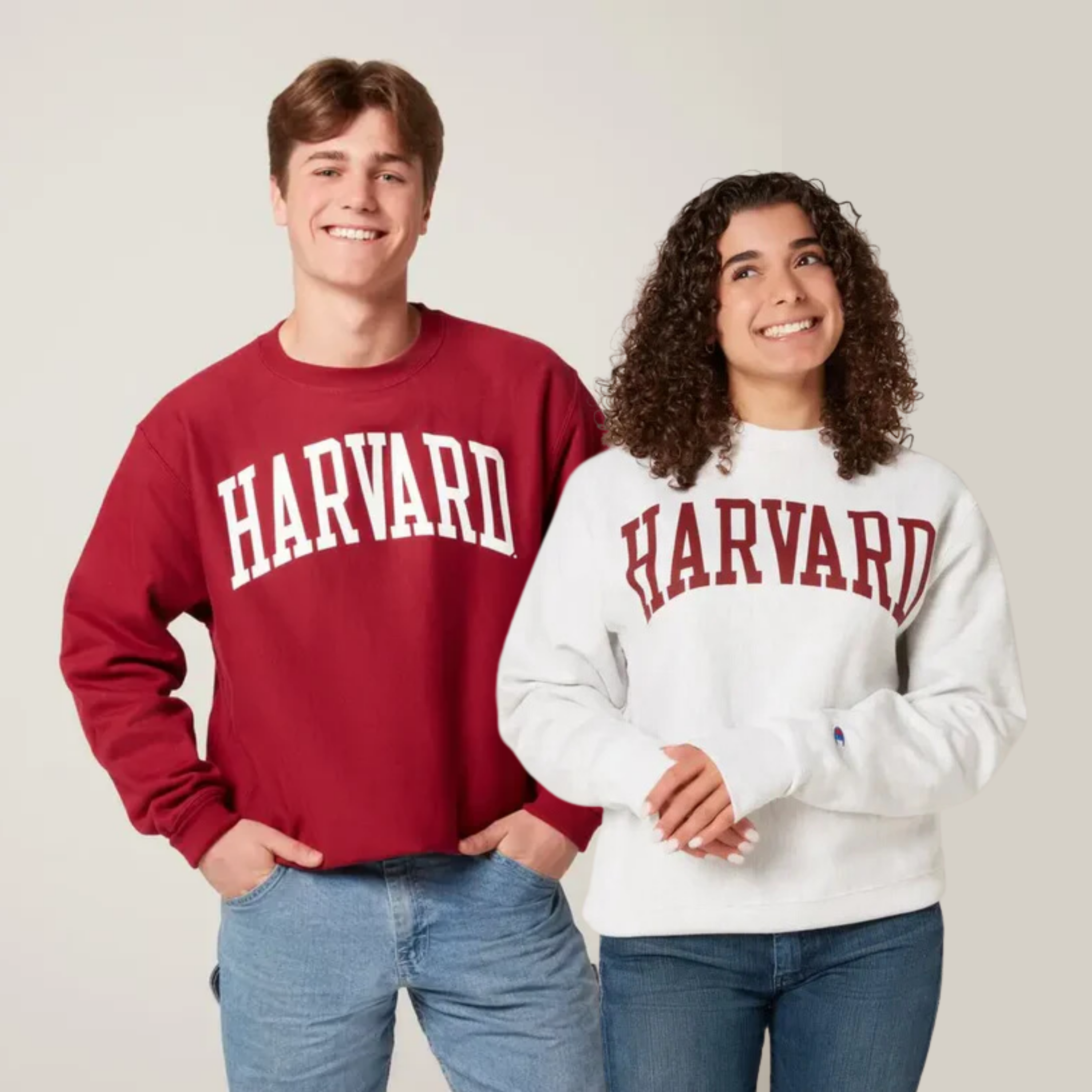 Harvard Champion Reverse Weave Crew The Harvard Shop Garnet L