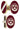 Harvard Enamel Cufflinks - The Harvard Shop