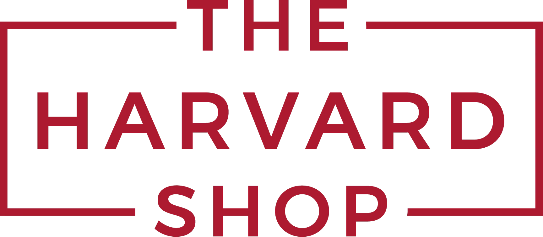 The Harvard Shop small logo under background video