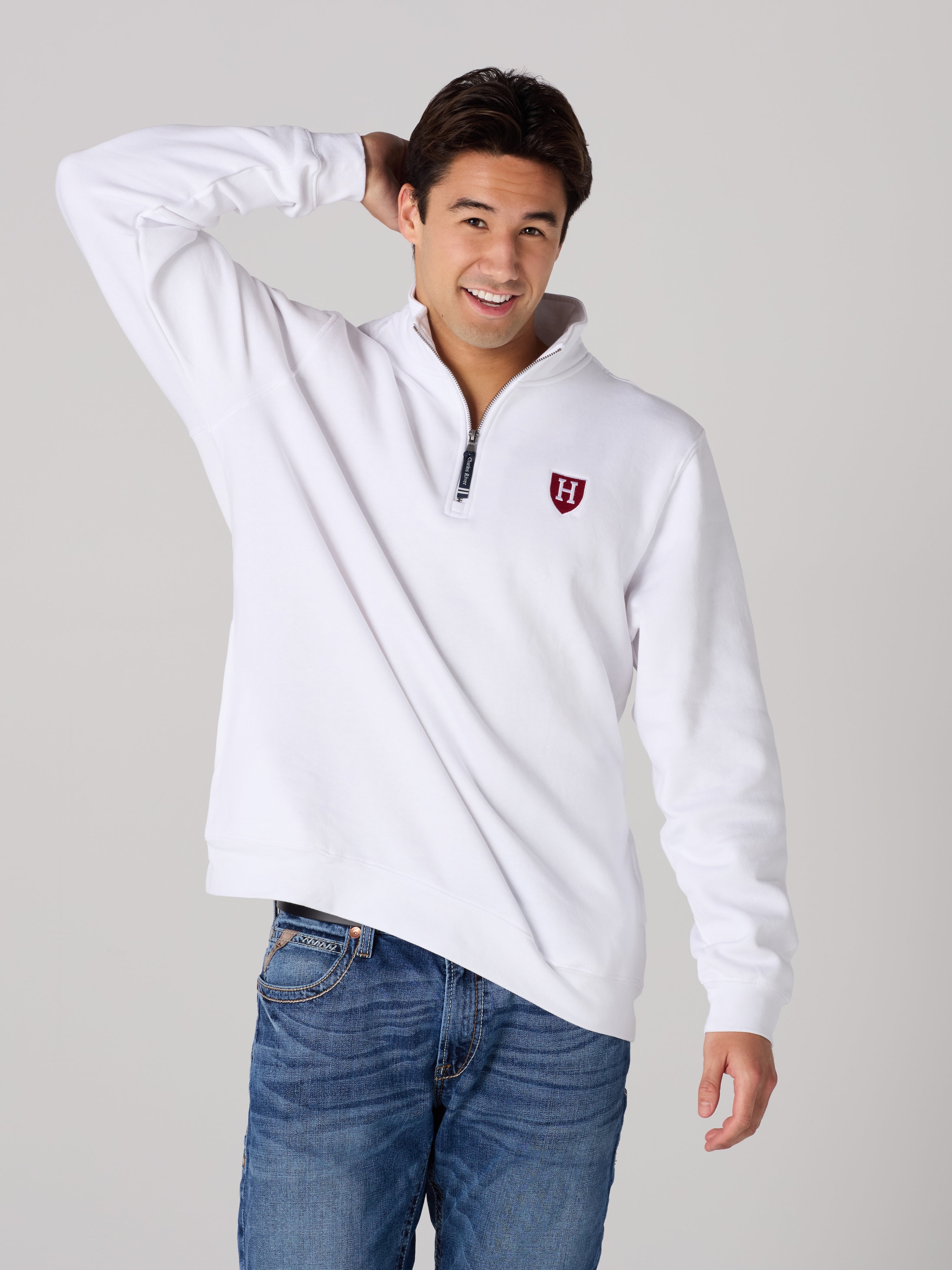 The H Shield Crosswind Quarter Zip