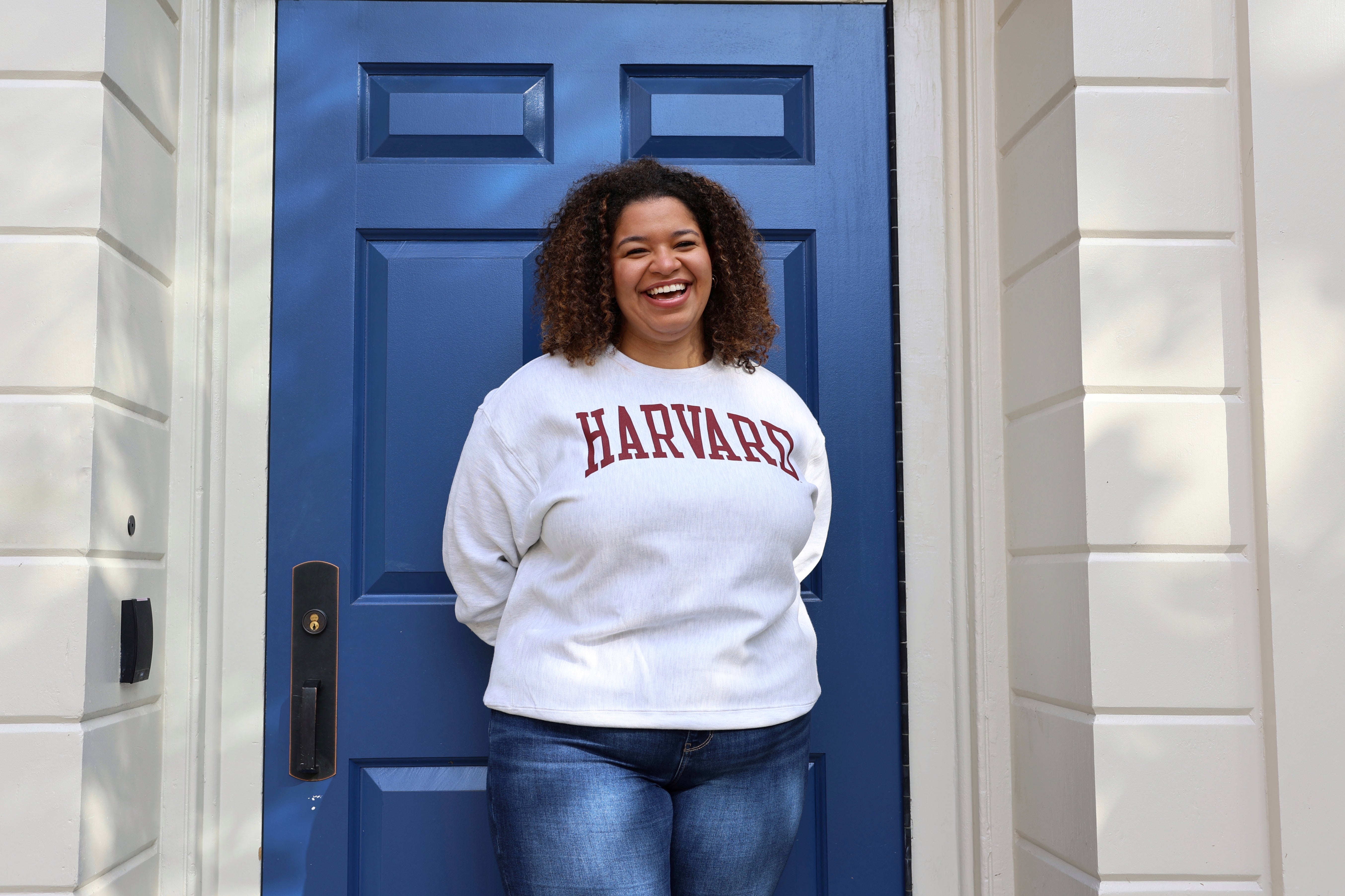 Harvard Champion Reverse Weave Crew - The Harvard Shop