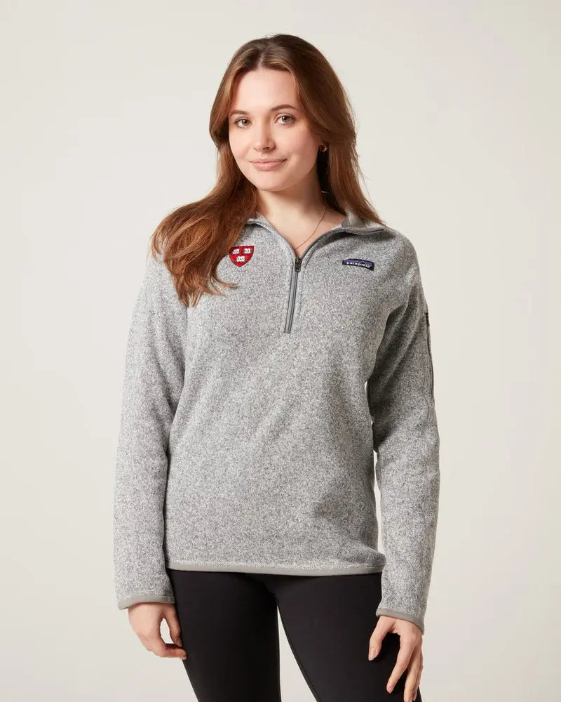Harvard Women's Patagonia Better Sweater 1/4 Zip - The Harvard Shop