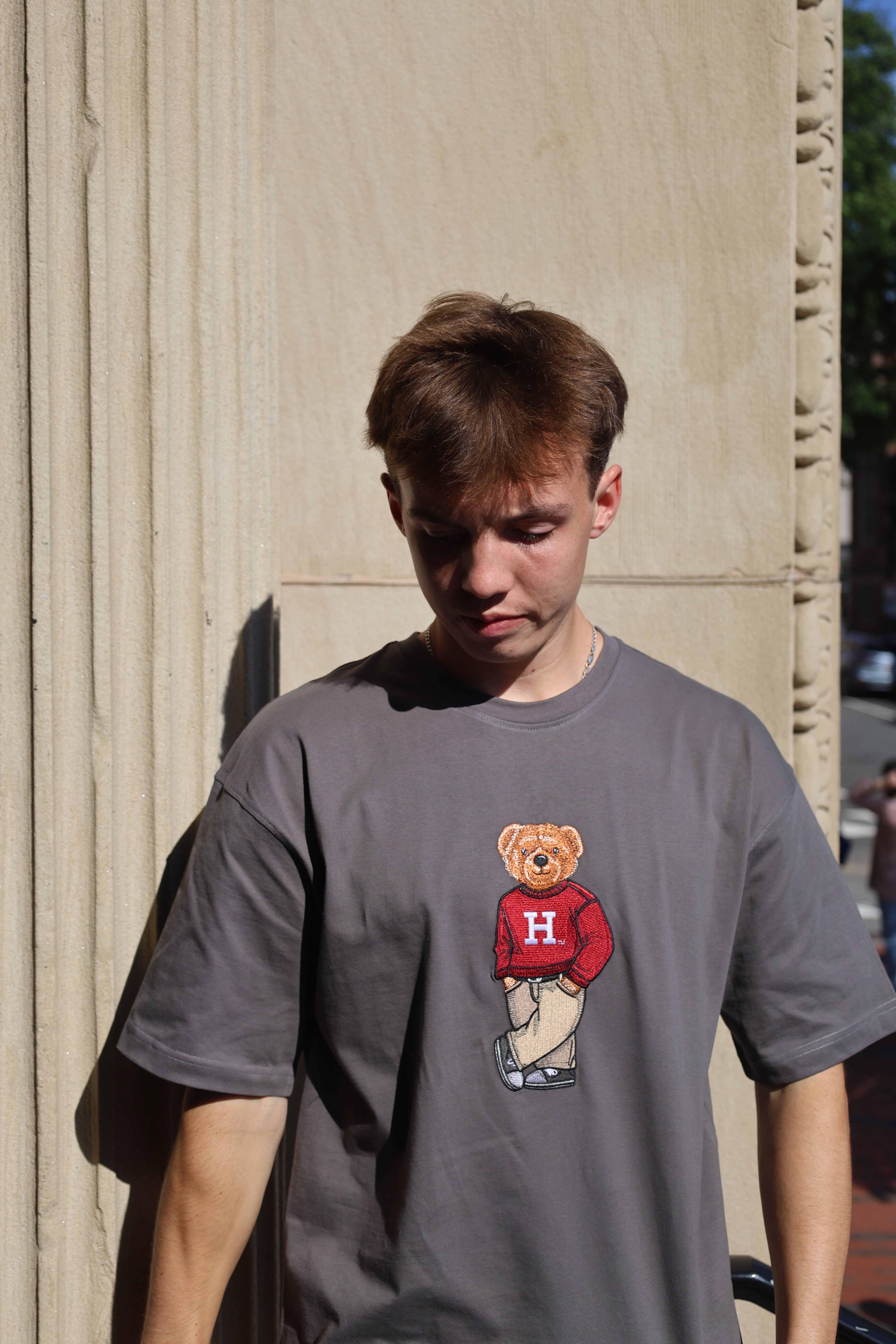 Crew Dog Embroidered Bear T-Shirt
