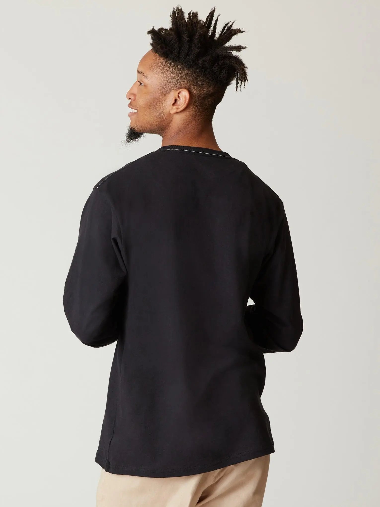 H Pocket Long Sleeve Tee - The Harvard Shop