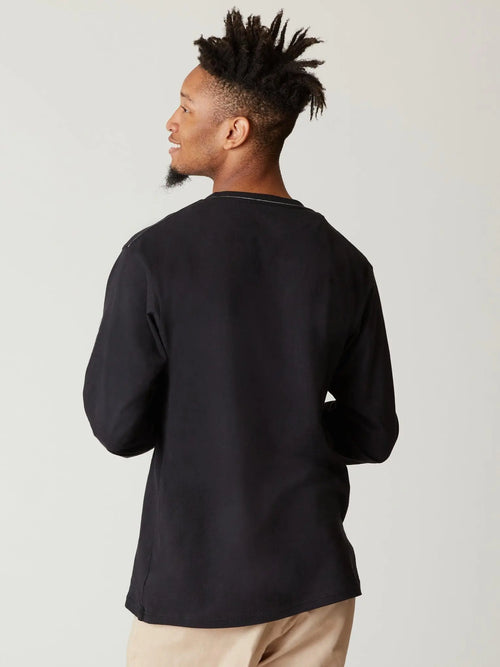 H Pocket Long Sleeve Tee - The Harvard Shop