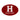 "H" Car Decal - The Harvard Shop