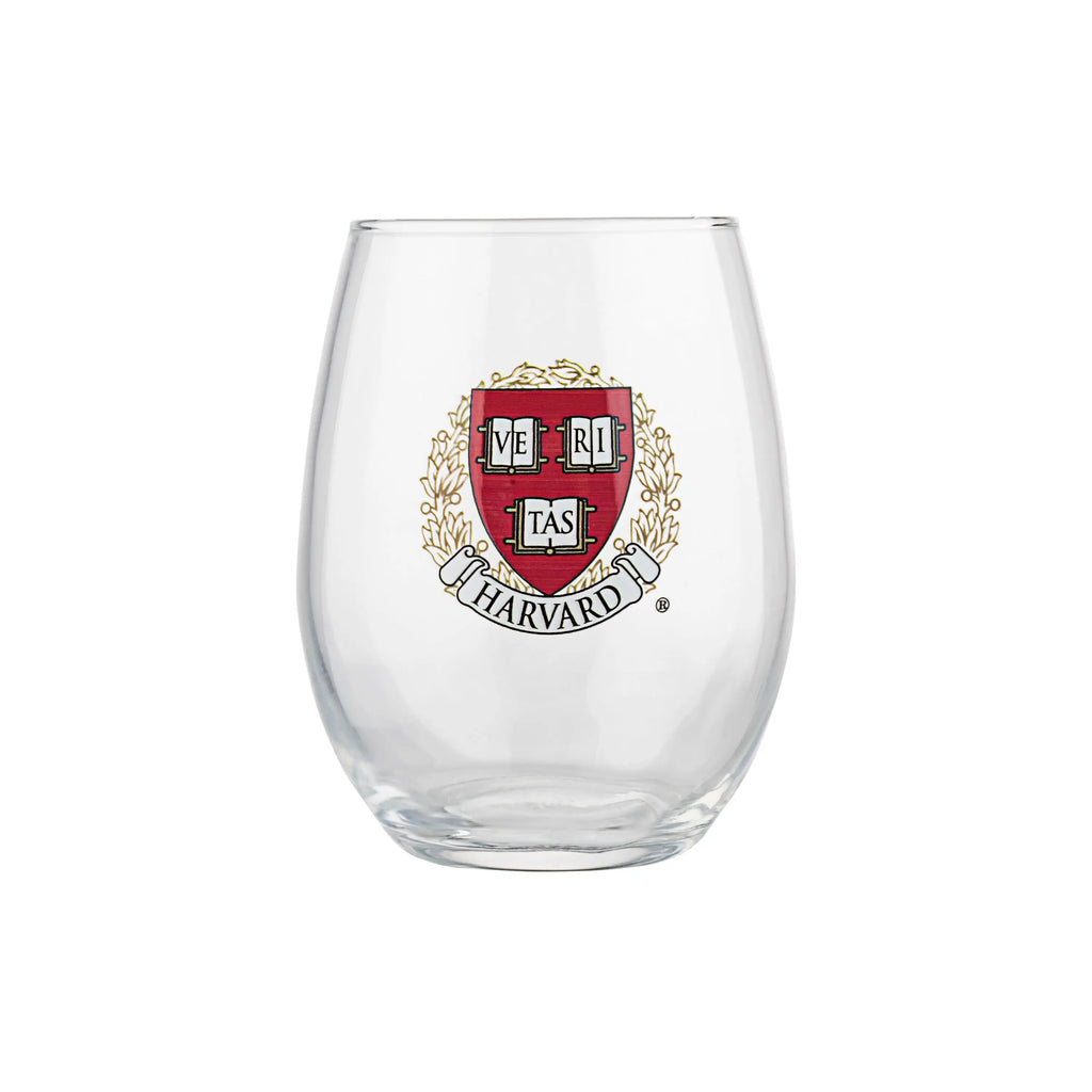 Harvard Crest Wine Glass - The Harvard Shop