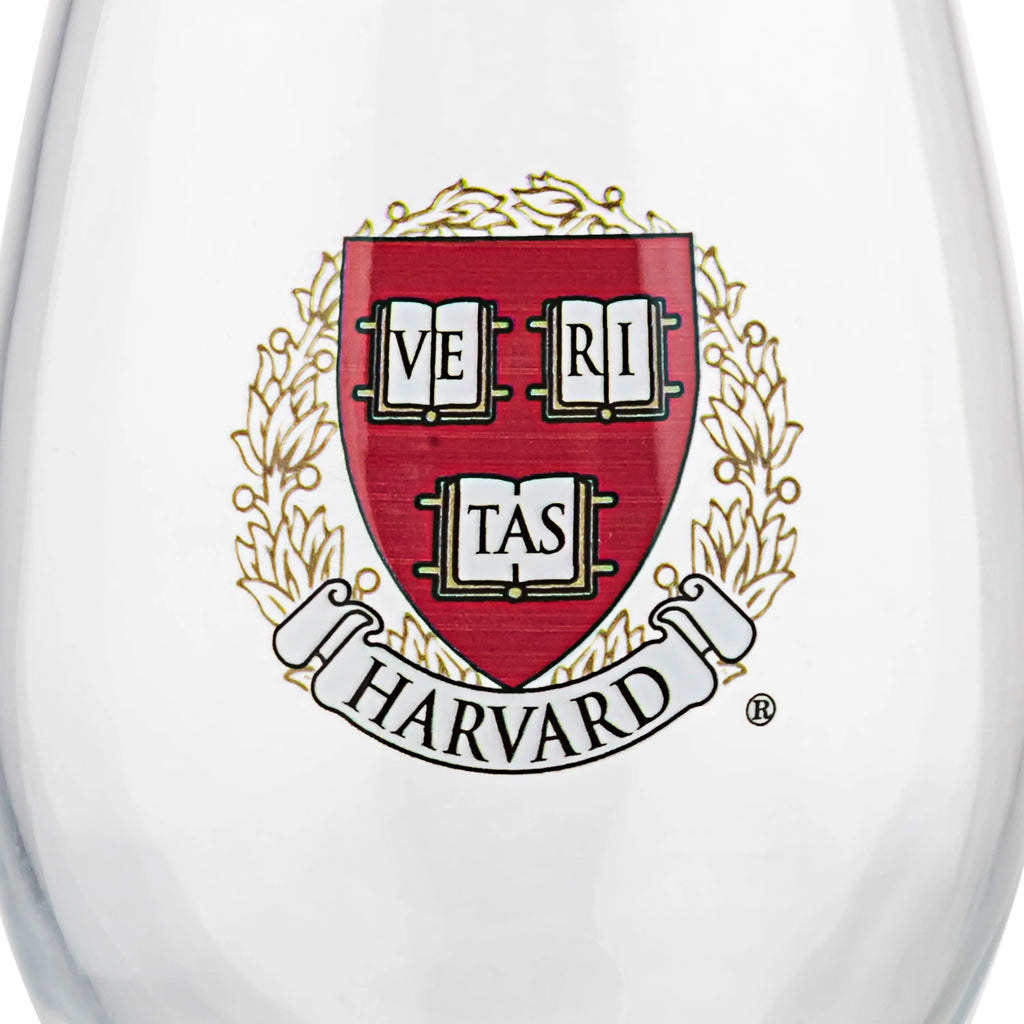 Harvard Crest Wine Glass - The Harvard Shop