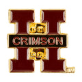 Harvard Crimson H Pin - The Harvard Shop