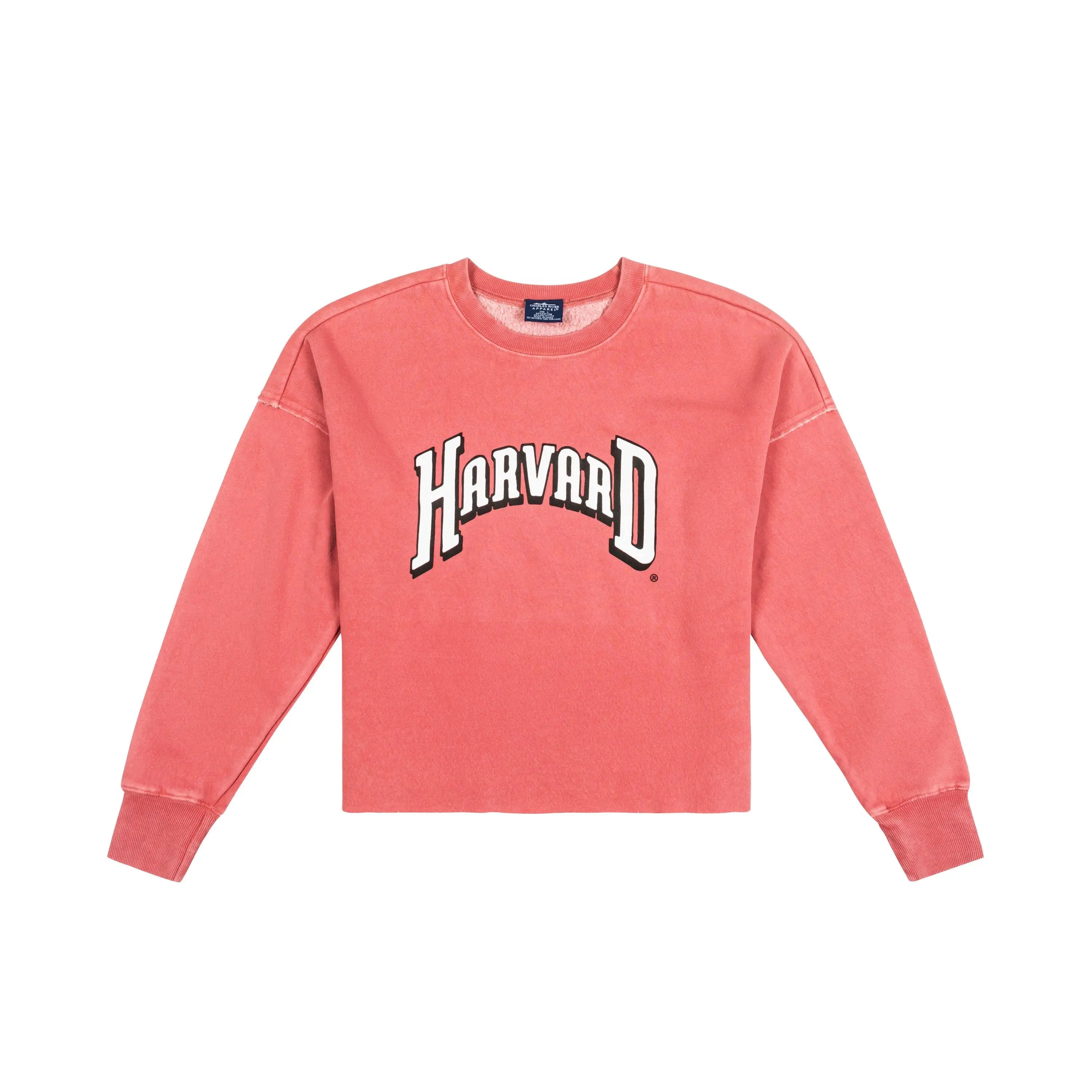 Harvard Distressed Crewneck - The Harvard Shop