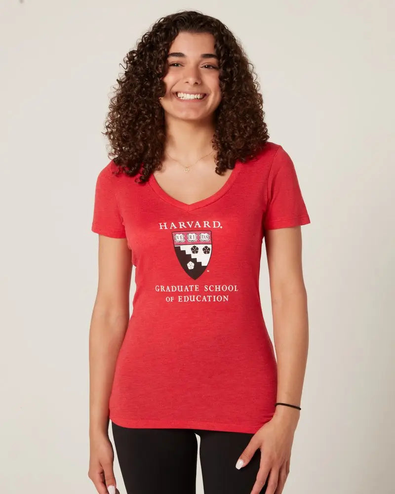 Harvard Graduate School of Education Ladies V-Neck - The Harvard Shop