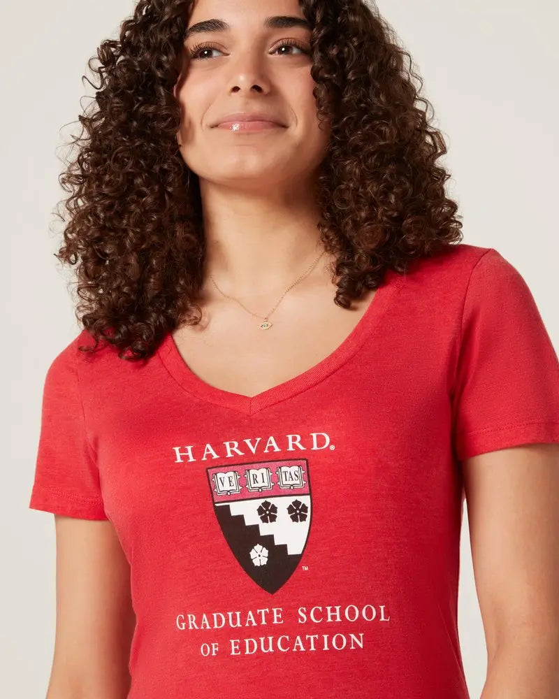 Harvard Graduate School of Education Ladies V-Neck - The Harvard Shop