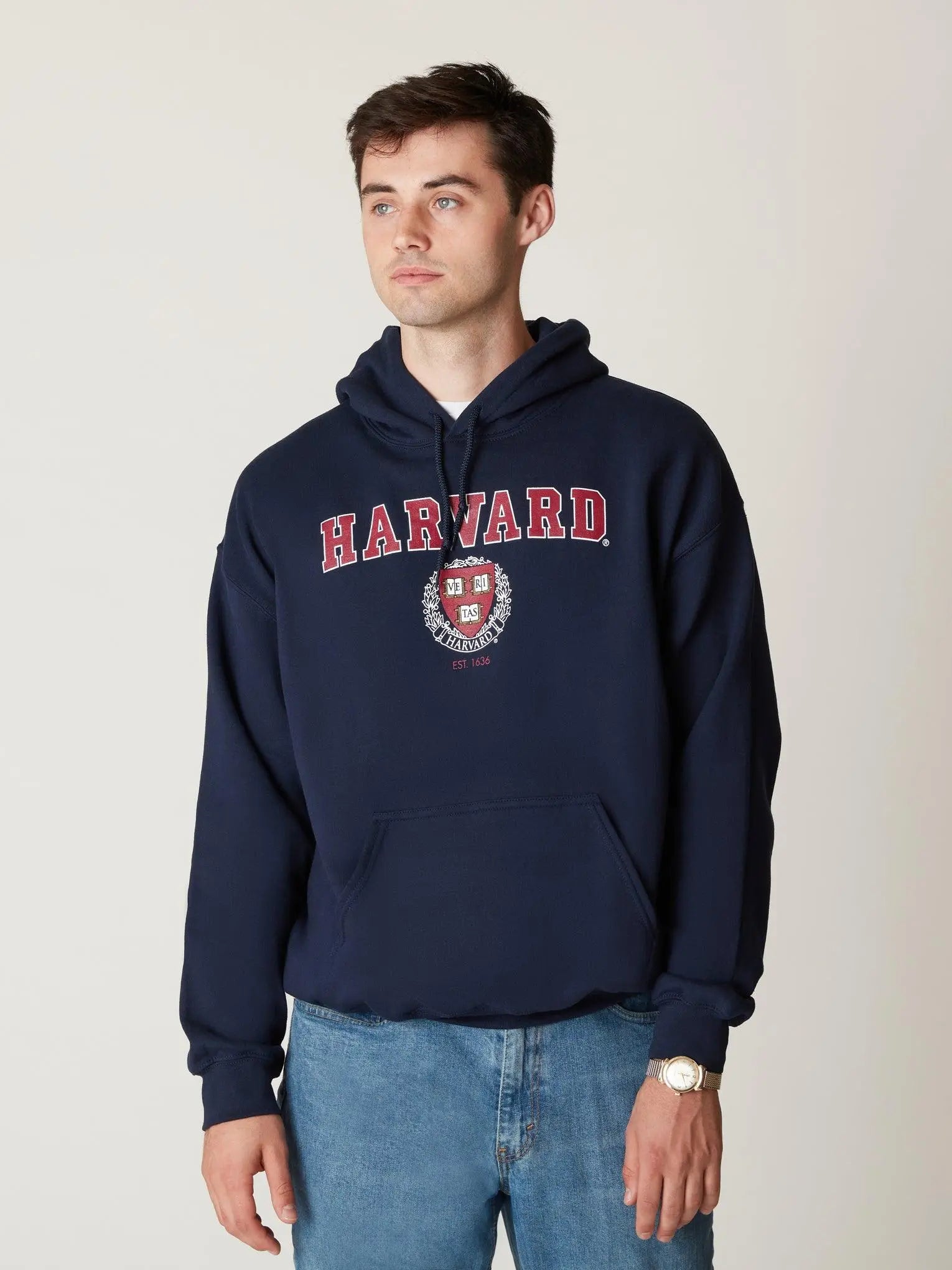 Harvard Hooded Crest Sweatshirt - The Harvard Shop