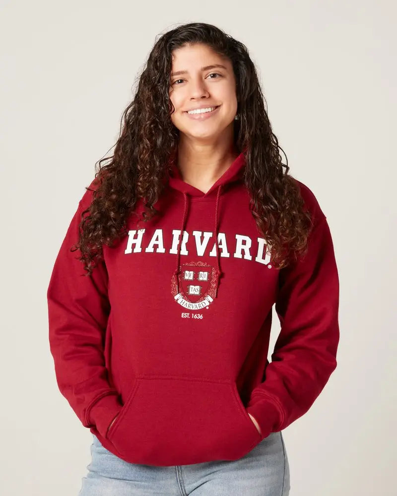 Harvard Hooded Crest Sweatshirt - The Harvard Shop
