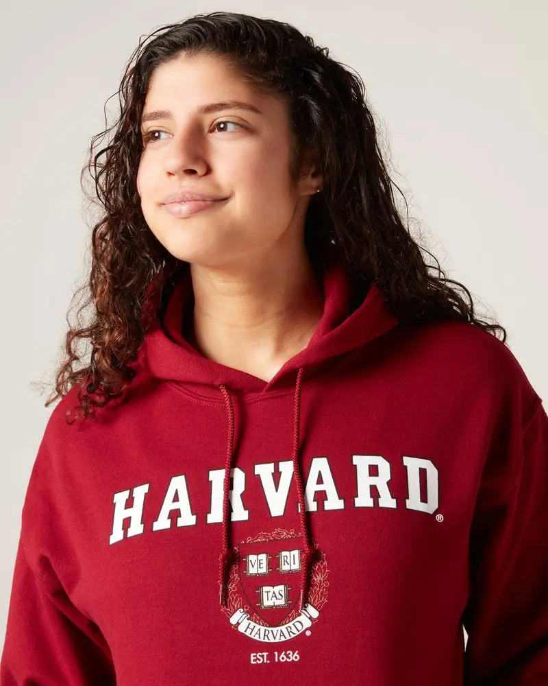 Harvard Hooded Crest Sweatshirt - The Harvard Shop