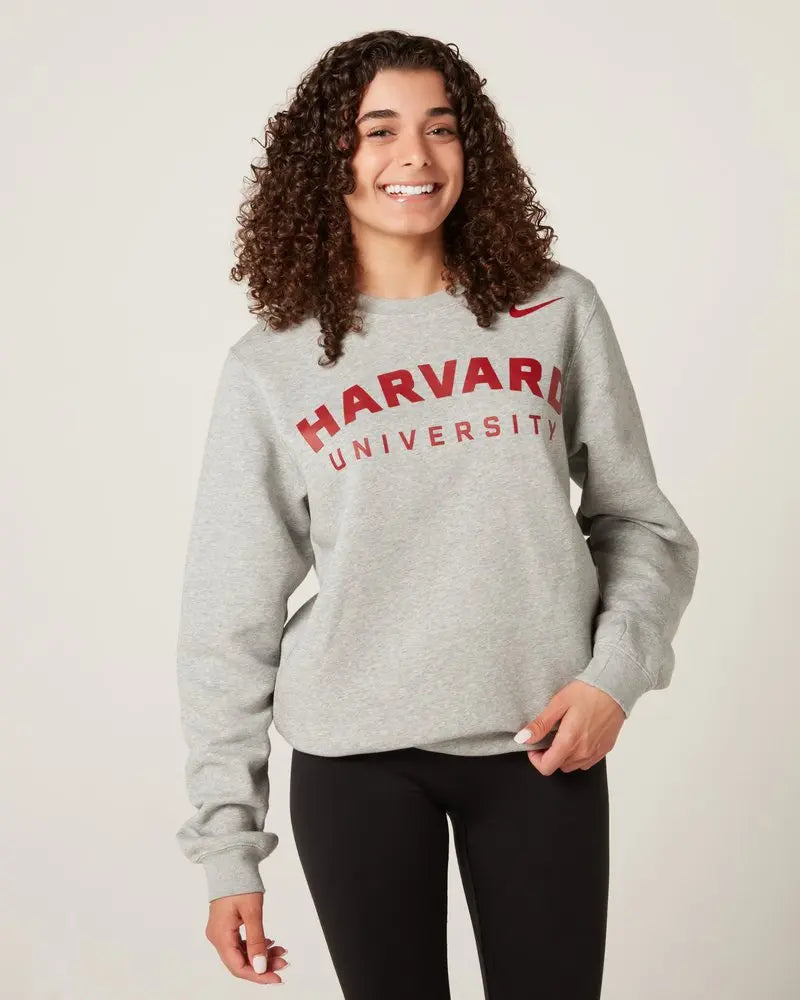 Harvard Nike Club Fleece Crewneck - The Harvard Shop
