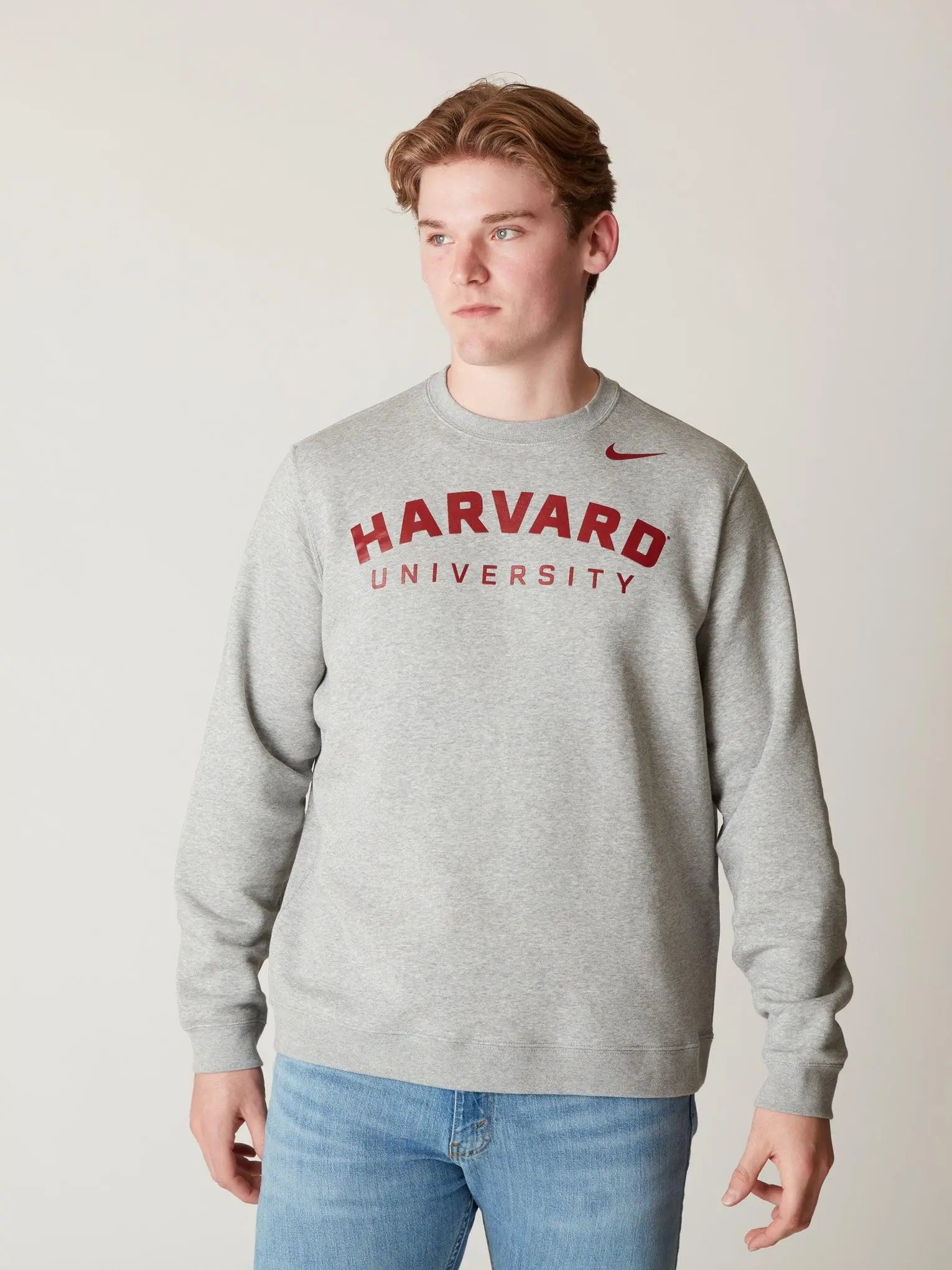 Harvard Nike Club Fleece Crewneck - The Harvard Shop