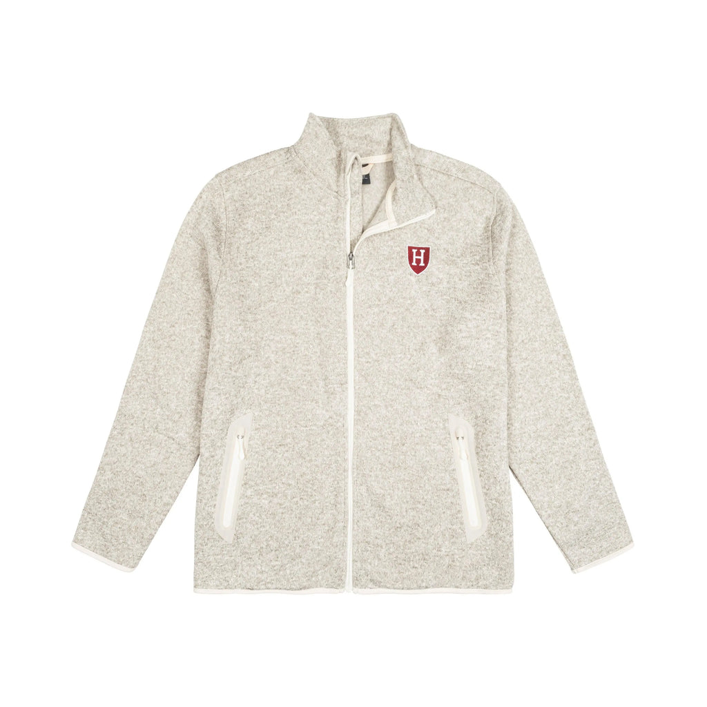 Harvard Premium Heather Full Zip - The Harvard Shop