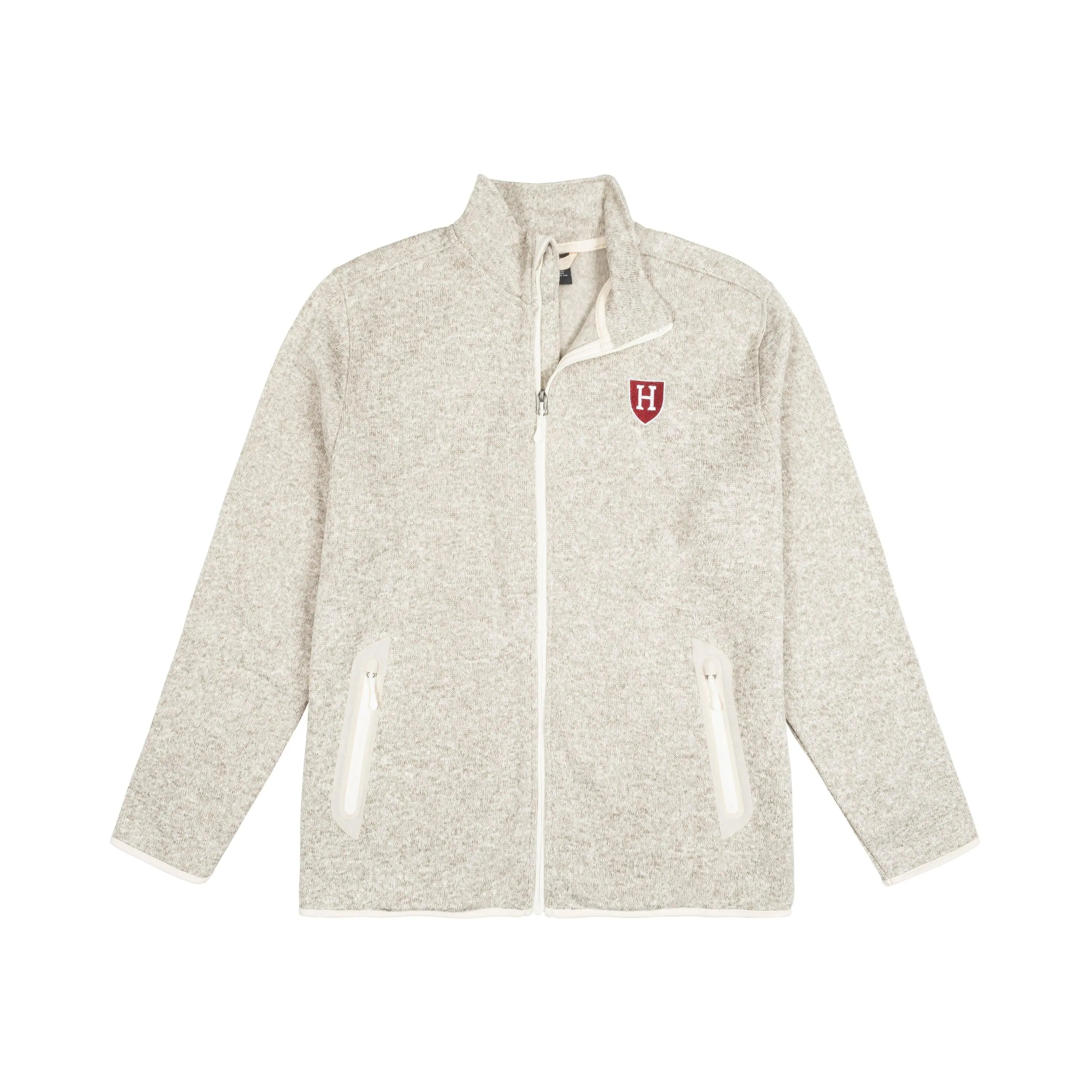 Harvard Premium Heather Full Zip - The Harvard Shop