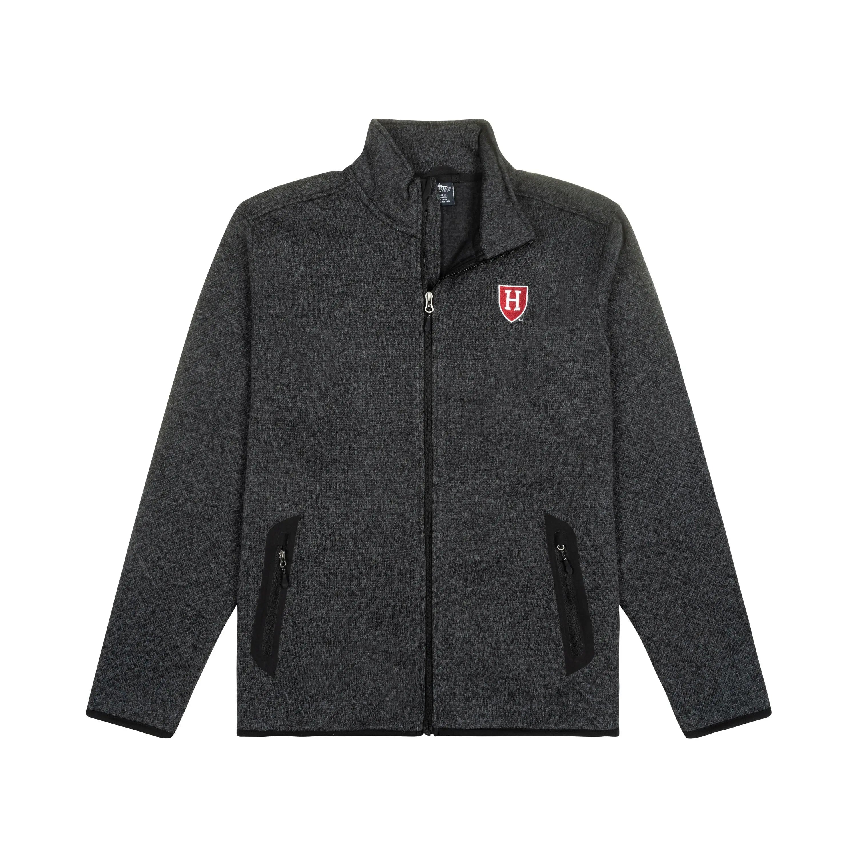 Harvard Premium Heather Full Zip Graphite S