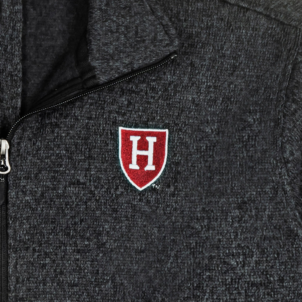 Harvard Premium Heather Full Zip - The Harvard Shop