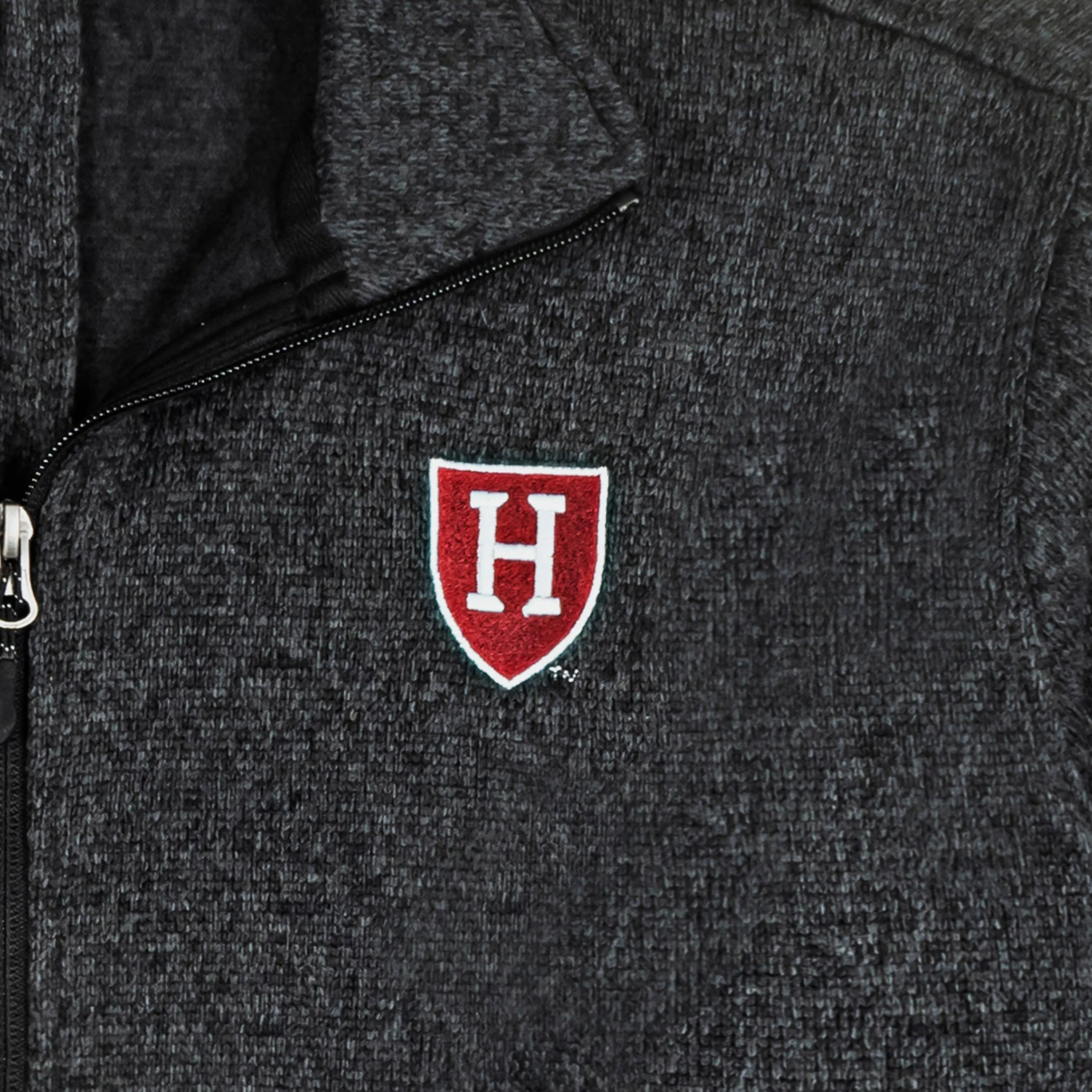 Harvard Premium Heather Full Zip - The Harvard Shop