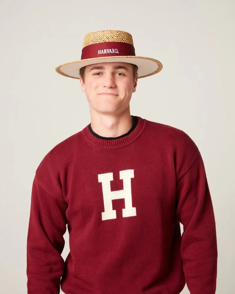 Harvard Straw Hat - The Harvard Shop