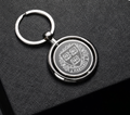 Silver Spinner Keychain