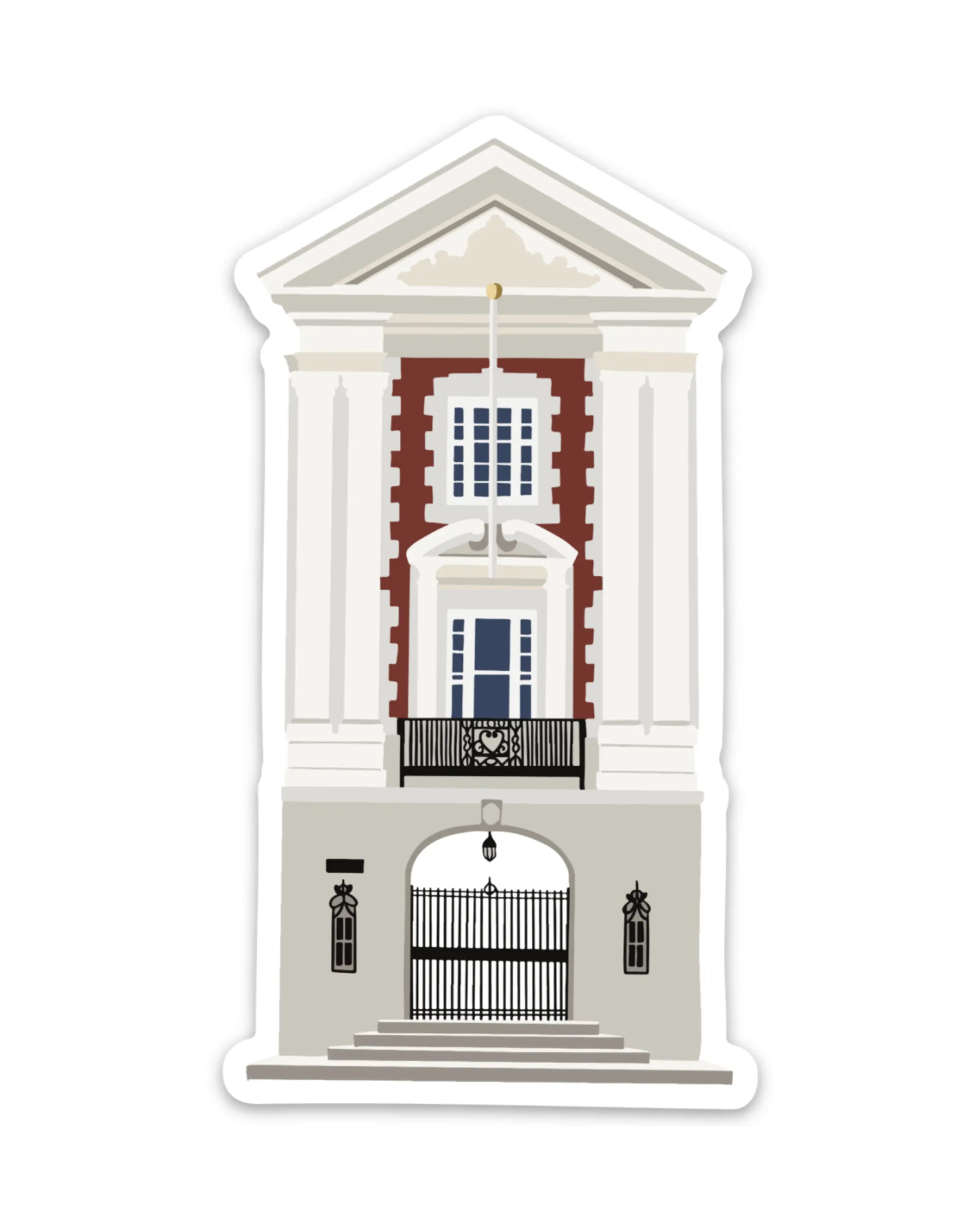 Kirkland House Sticker - The Harvard Shop