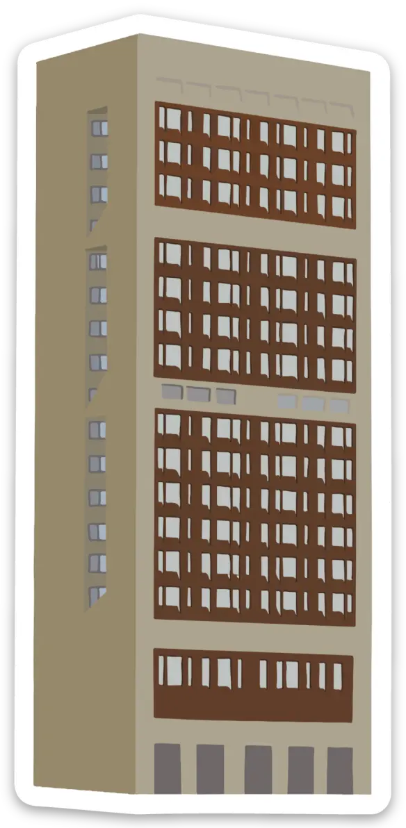 Mather House Sticker - The Harvard Shop