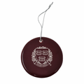 Harvard Flat Ornament