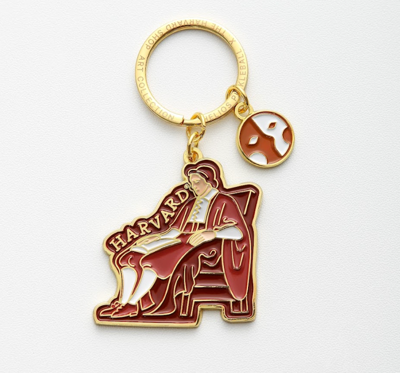 John Harvard Statue Keychain