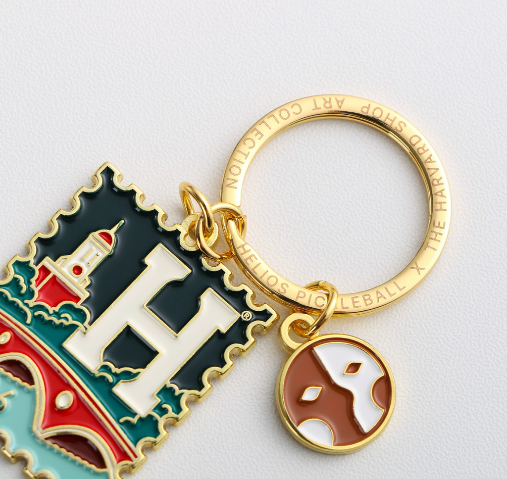 Harvard Stamp Keychain