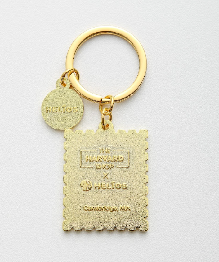 Harvard Stamp Keychain