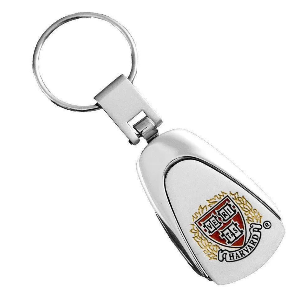 Engraved Color Harvard Keychain