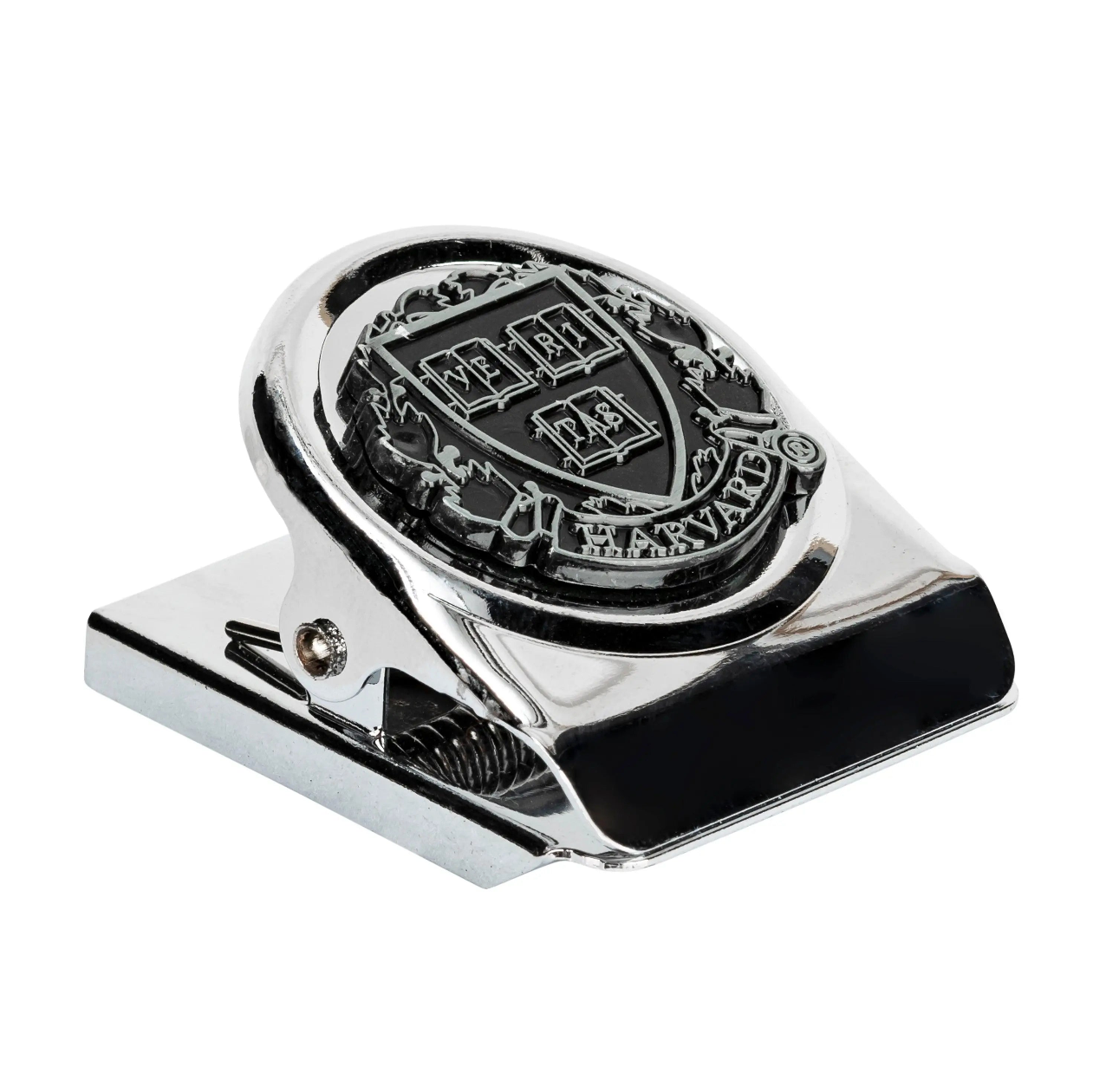 Harvard Pewter Magnet Clip