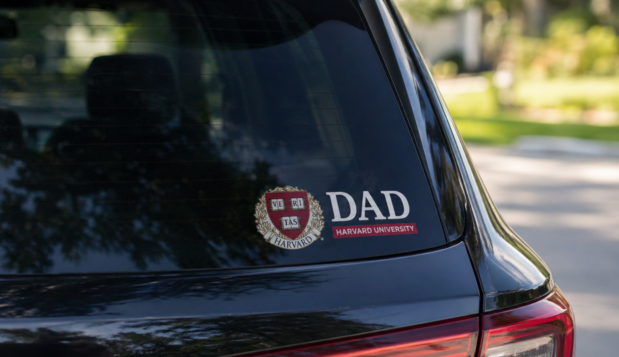 Harvard Car Decal