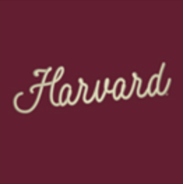Harvard Embroidered Script Crewneck