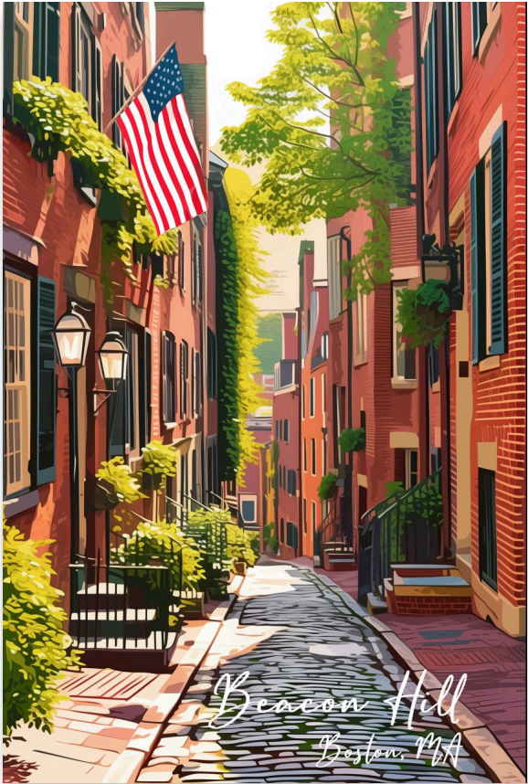 Beacon Hill Postcard