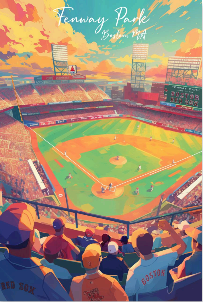 Fenway Park Postcard
