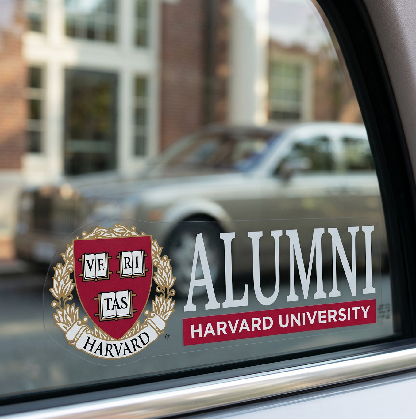 Harvard Car Decal