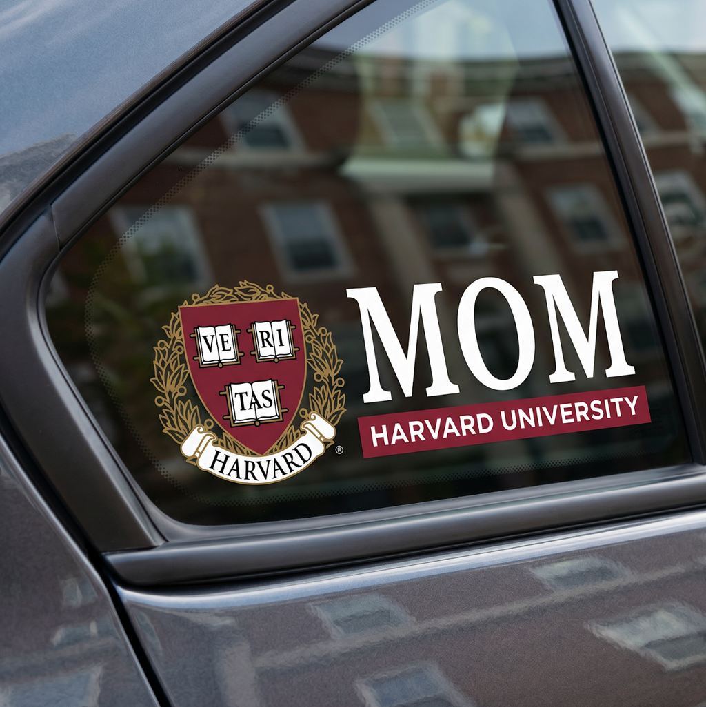 Harvard Car Decal