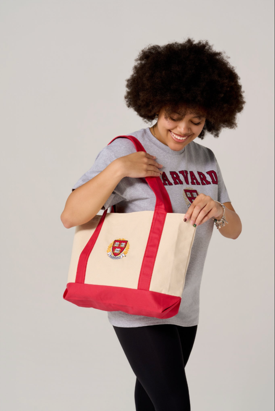 Harvard Crest Tote Bag