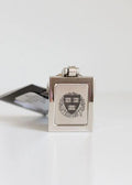Silver Rectangular Keychain - The Harvard Shop