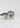 Silver Rectangular Keychain - The Harvard Shop