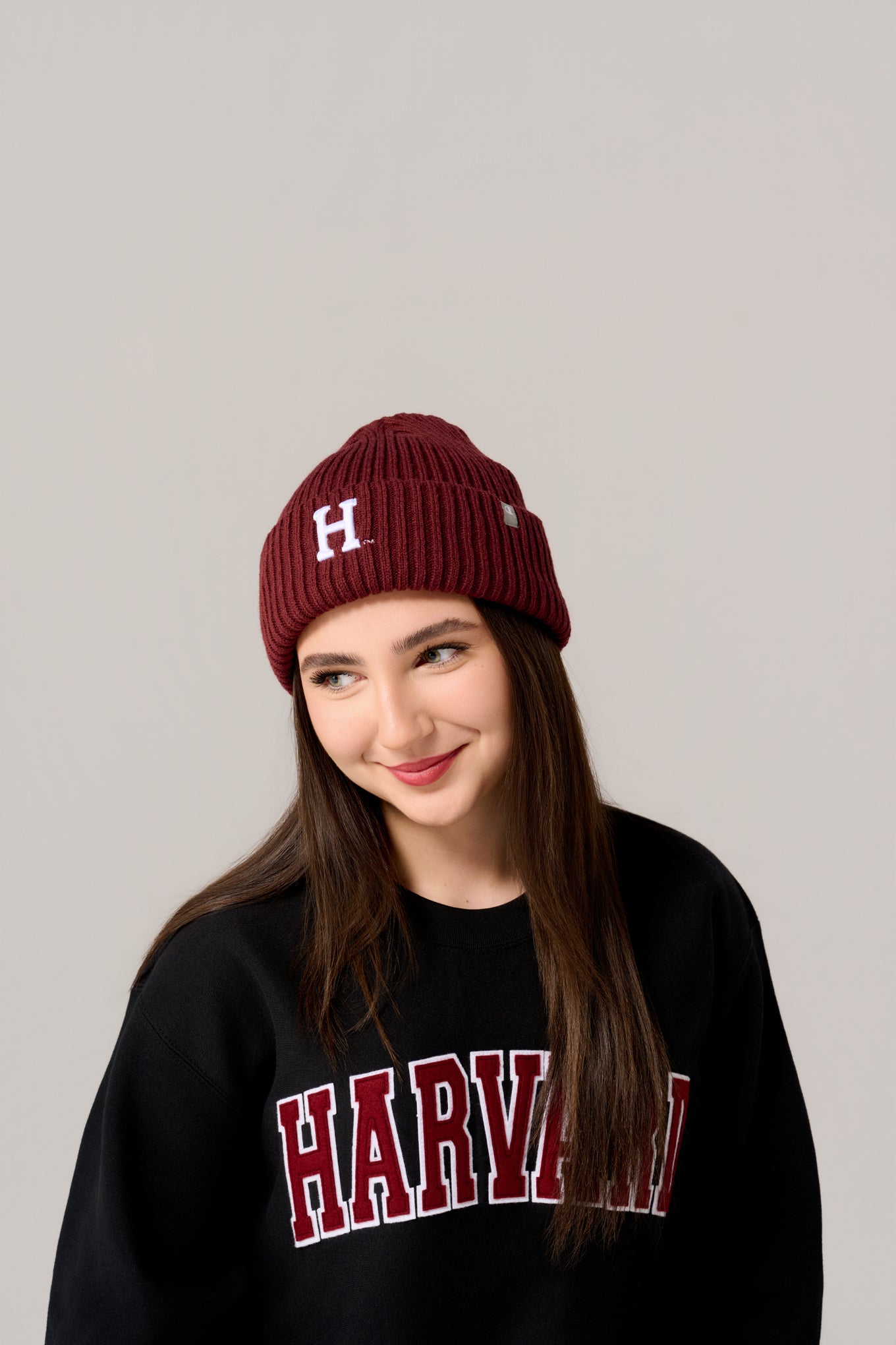 Ribbed H Beanie