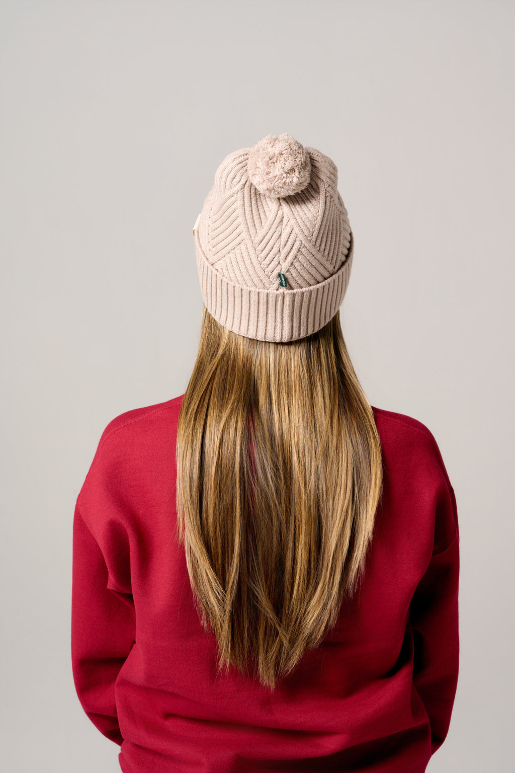 Harvard Pom Beanie