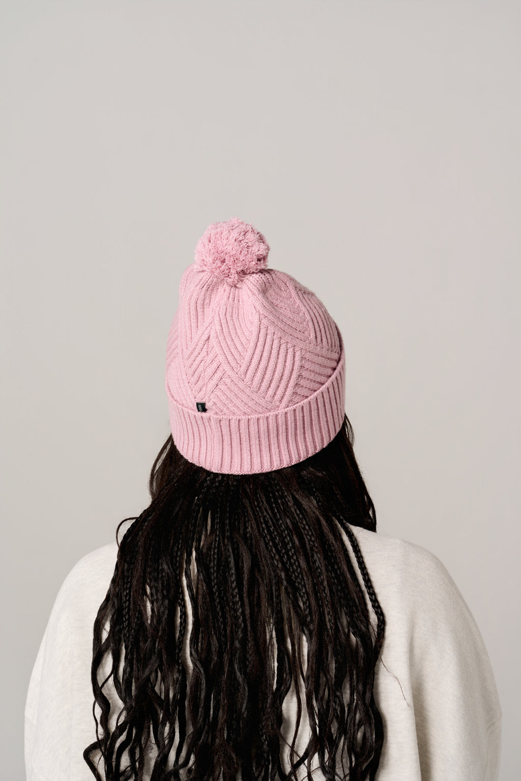 Harvard Pom Beanie