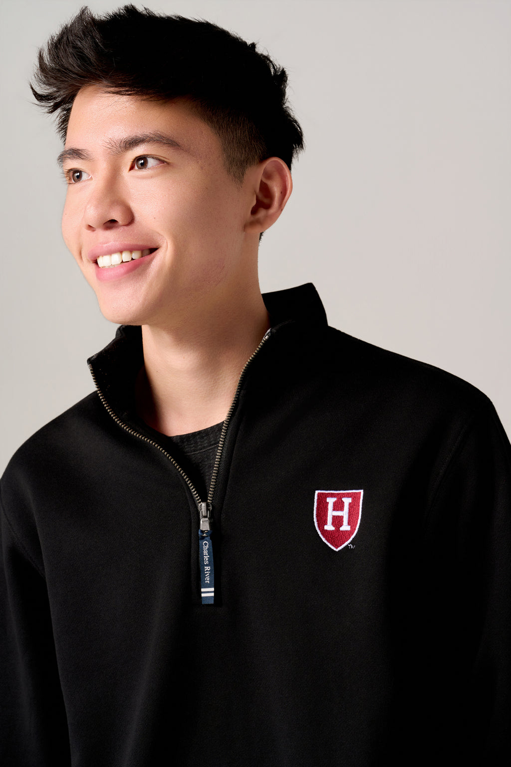 The H Shield Crosswind Quarter Zip
