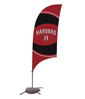 Harvard Tailgate Feather Flag